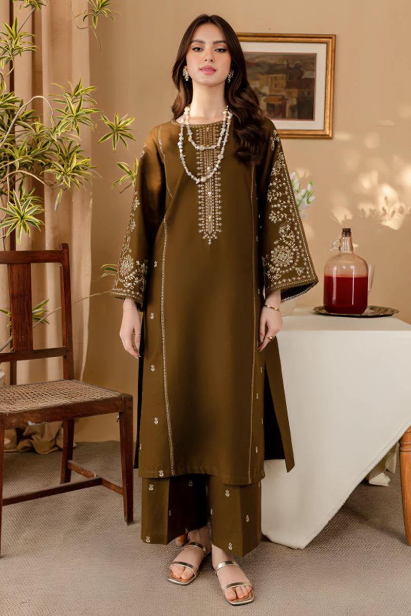 2PC LAWN EMBROIDERED DRESS-