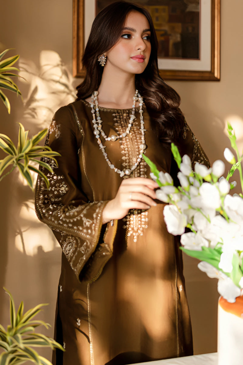 2PC LAWN EMBROIDERED DRESS-