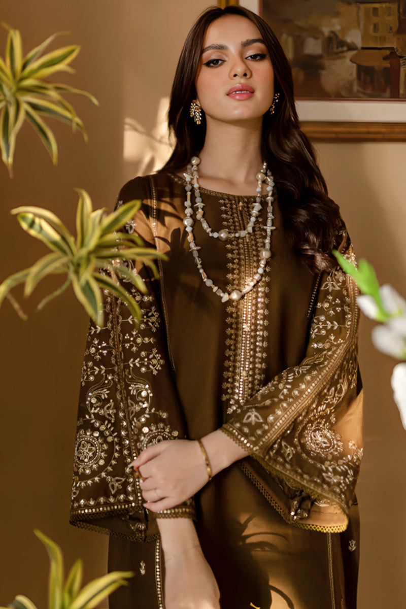 2PC LAWN EMBROIDERED DRESS-