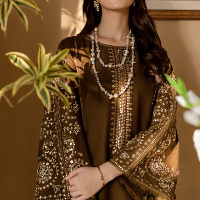 2PC LAWN EMBROIDERED DRESS-