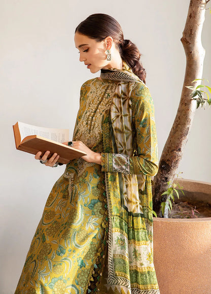 3PC LAWN PRINTED DRESS WITH LAWN DUPATTA- ABH-08