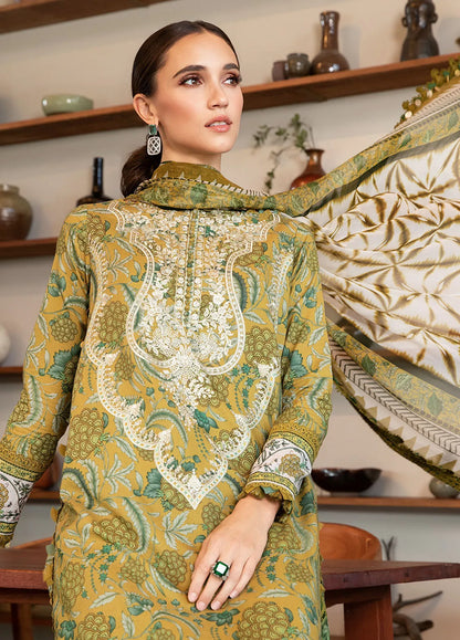 3PC LAWN PRINTED DRESS WITH LAWN DUPATTA- ABH-08