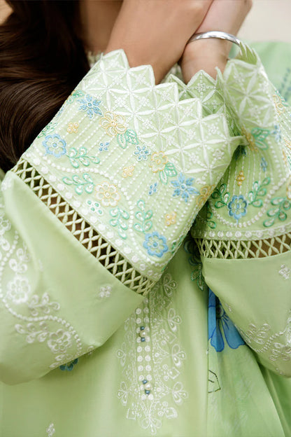 FULLY EMBROIDERED 3PC LAWN DRESS WITH LAWN DUPATTA- ABH-06
