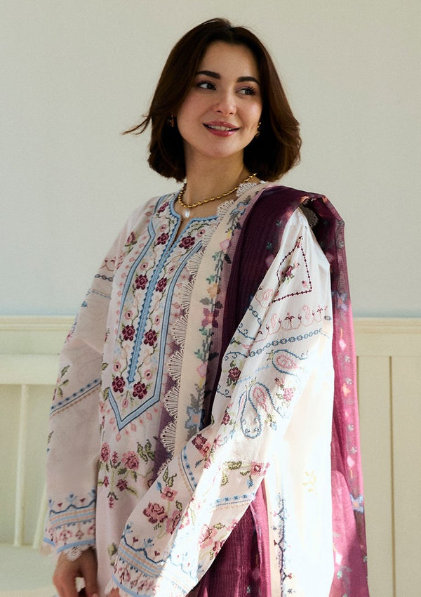 3PC LAWN PRINTED DRESS WITH LAWN DUPATTA- BQ-422