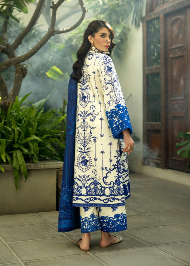 3PC LAWN PRINTED DRESS WITH LAWN DUPATTA- BQ-423