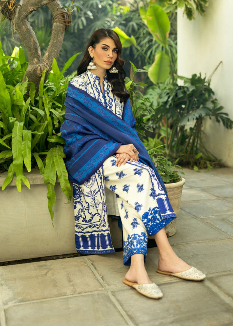 3PC LAWN PRINTED DRESS WITH LAWN DUPATTA- BQ-423