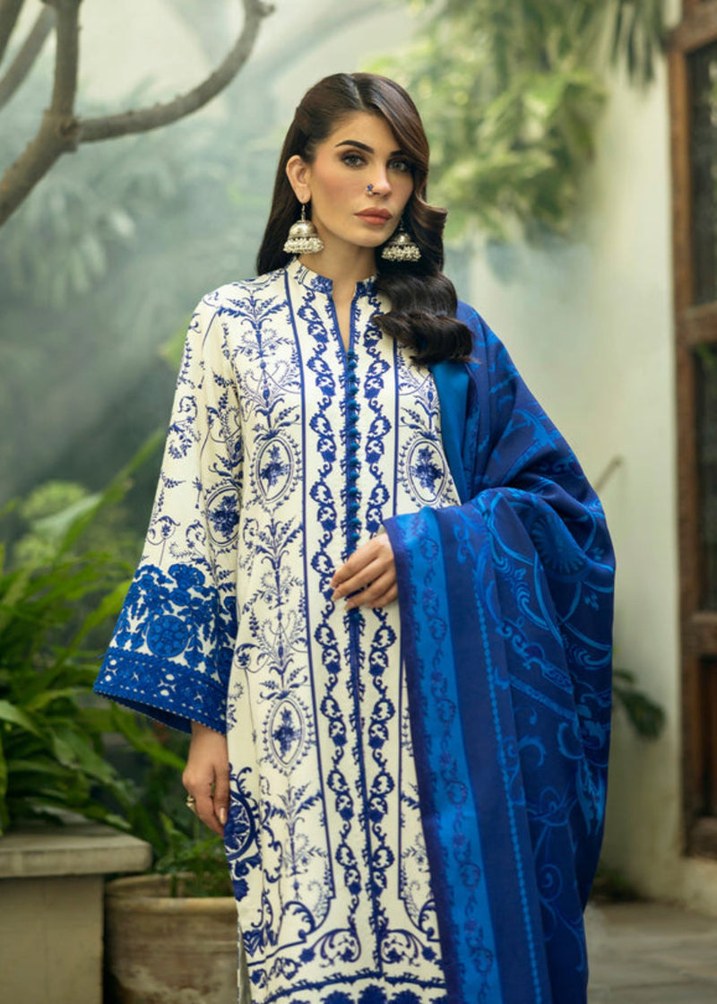 3PC LAWN PRINTED DRESS WITH LAWN DUPATTA- BQ-423
