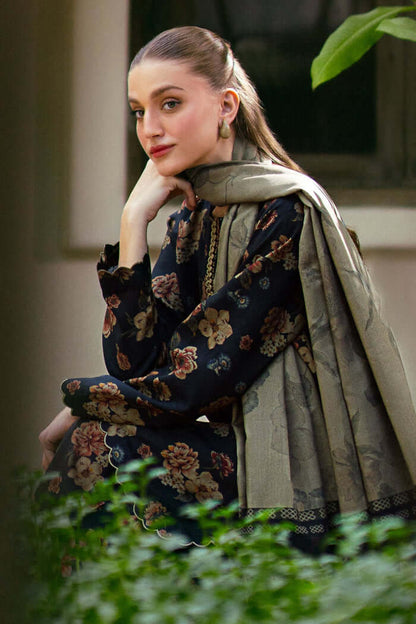 3PC LAWN PRINTED DRESS WITH LAWN DUPATTA- BQ-413